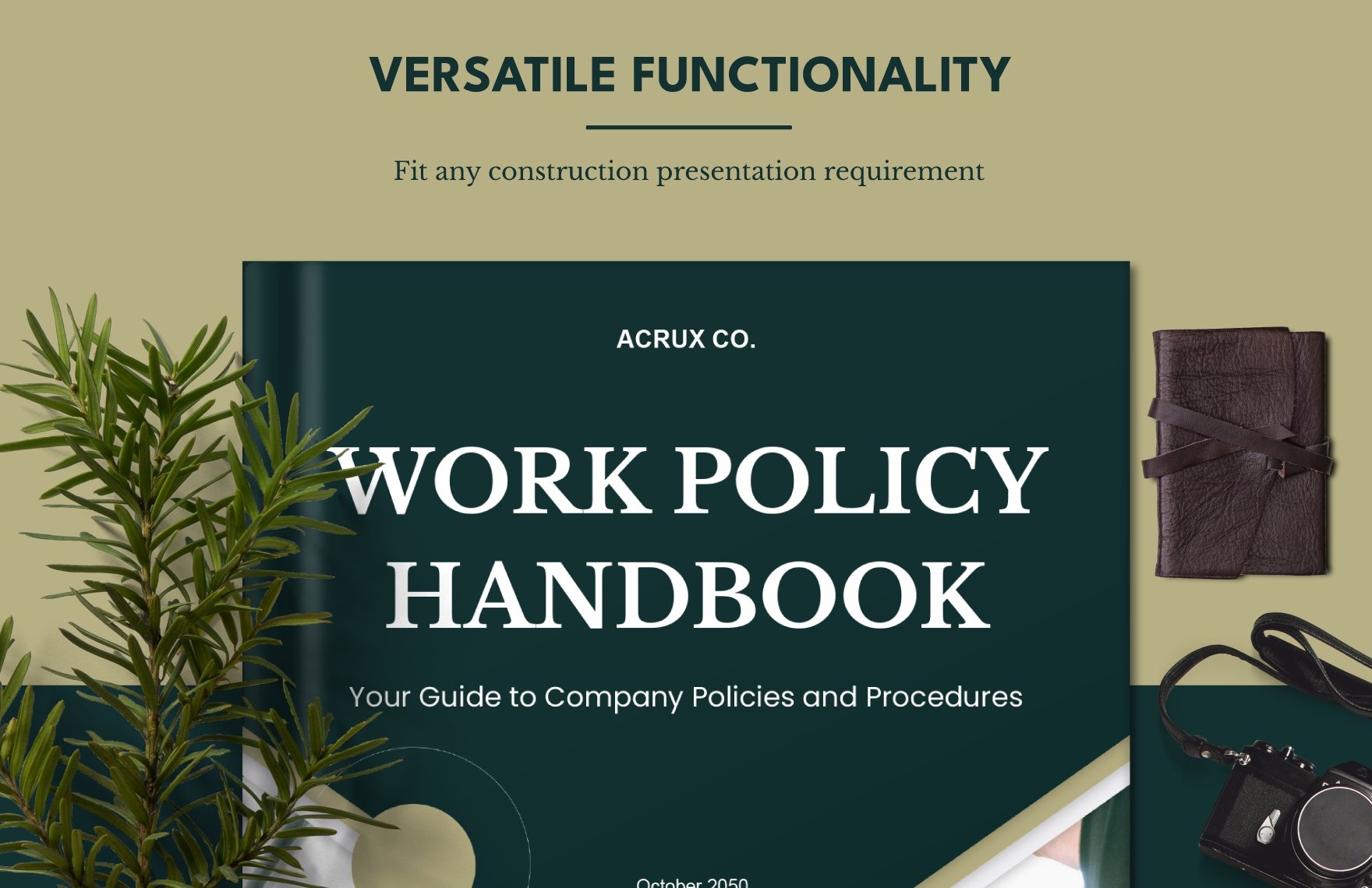 Work Policy Handbook Template