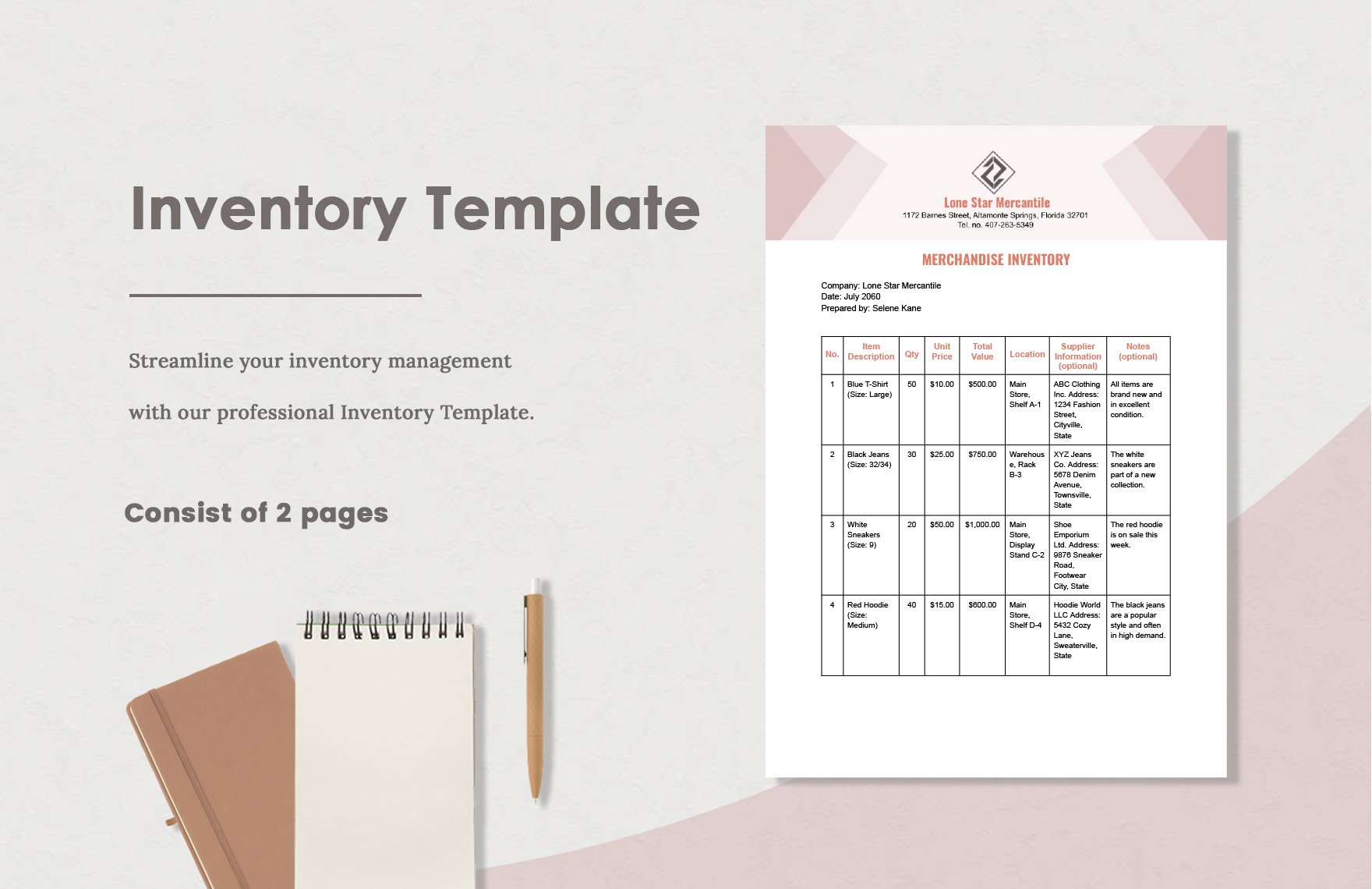 inventory-template