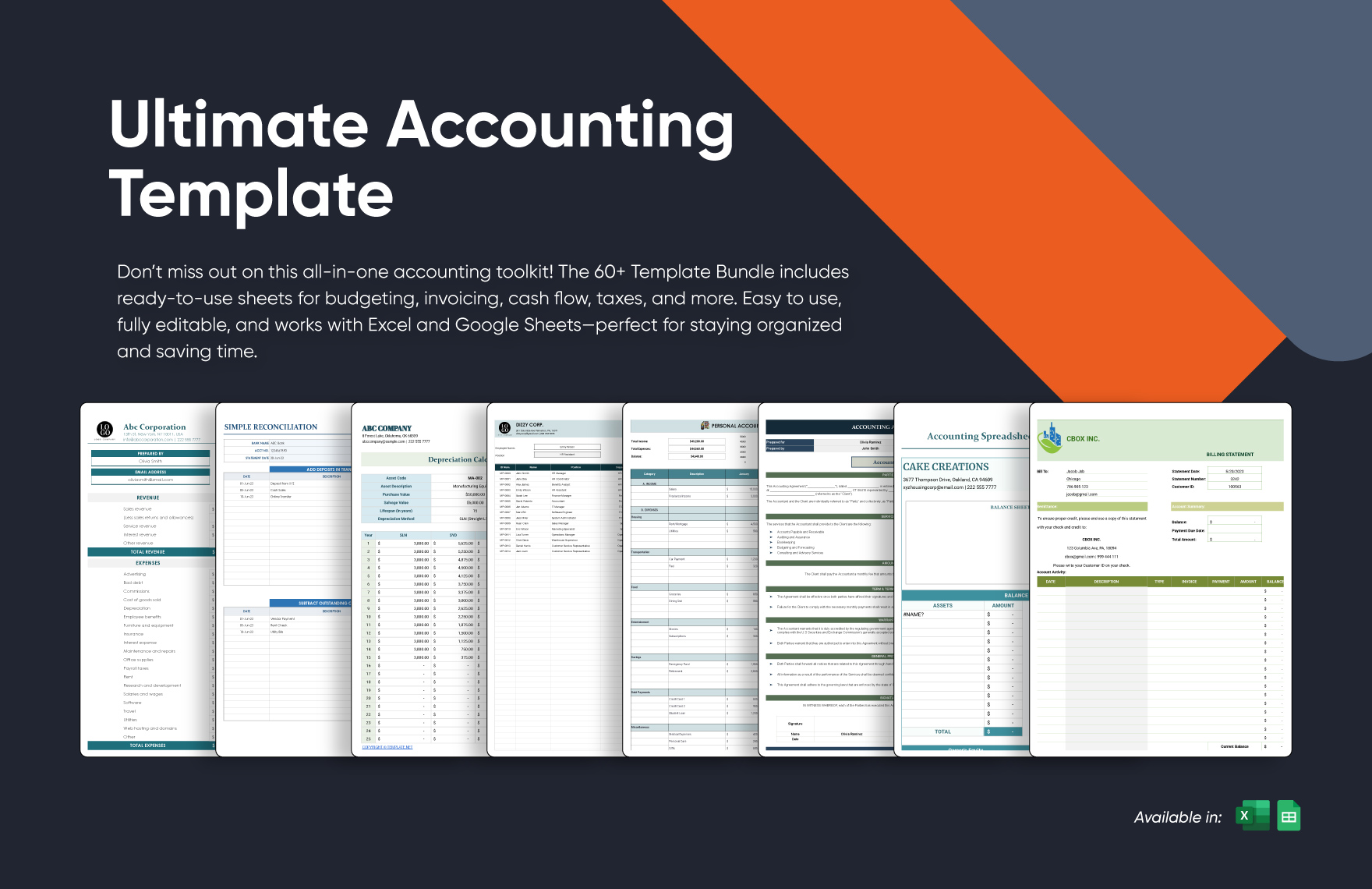 60+ Ultimate Accounting Template Bundle