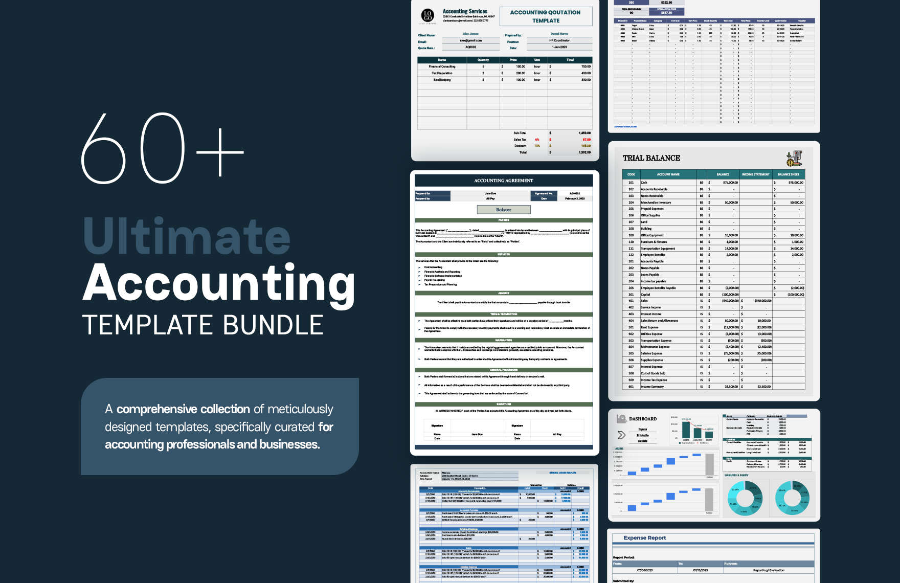 60+ Ultimate Accounting Template Bundle