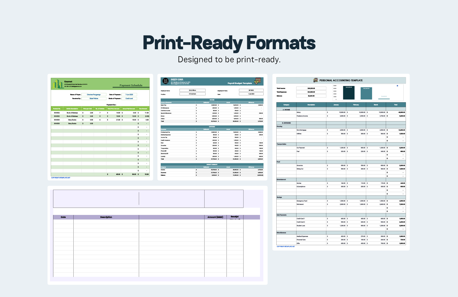 60+ Ultimate Accounting Template Bundle