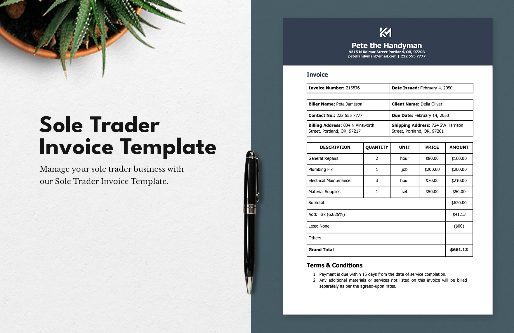 Free Cleaning Invoice Templates Editable And Printable