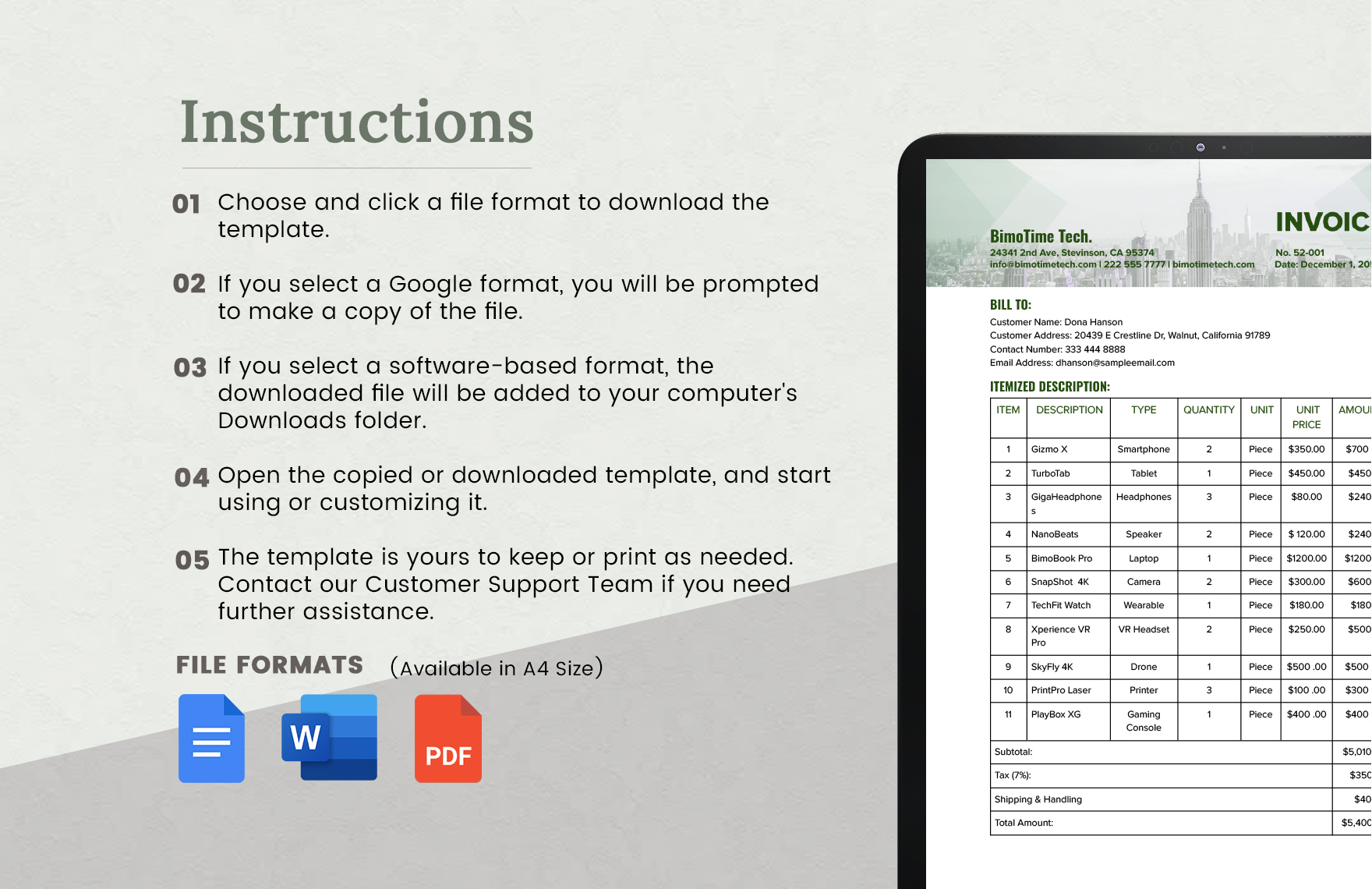 Modern Invoice Template Download In Word Google Docs Pdf Template Net Modern Invoice Template Download In Word Google Docs Pdf Template Net