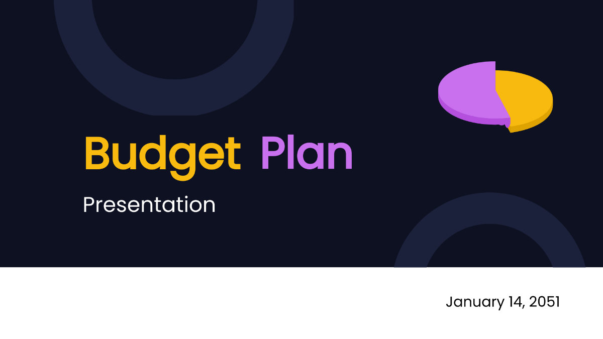 Free Budget Presentation Template