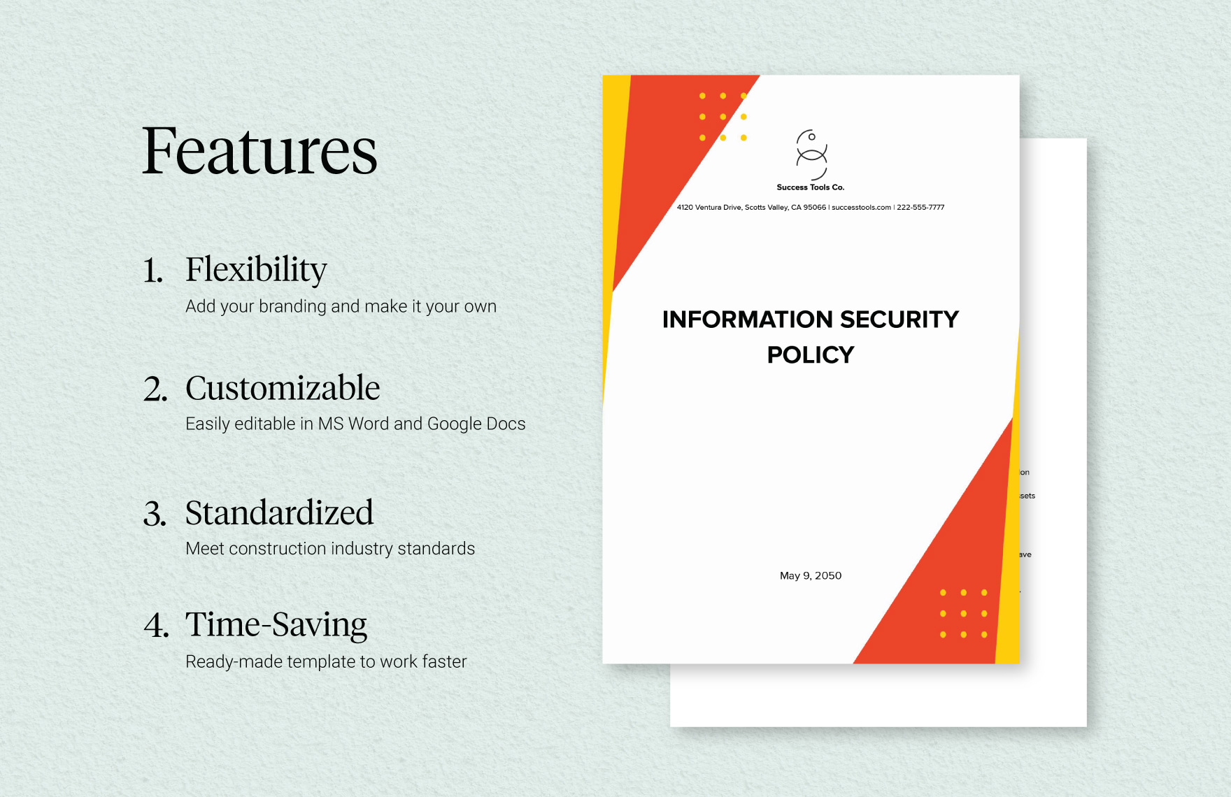 Information Security Policy Template