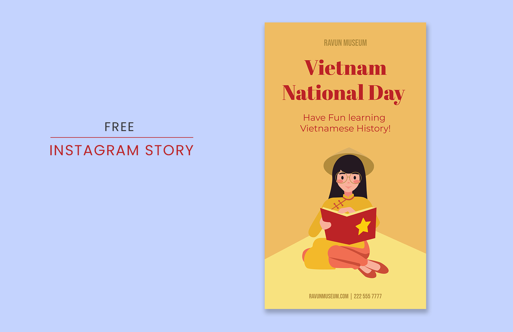 Free Vietnam National Day Instagram Story in PDF, Illustrator, SVG, JPEG