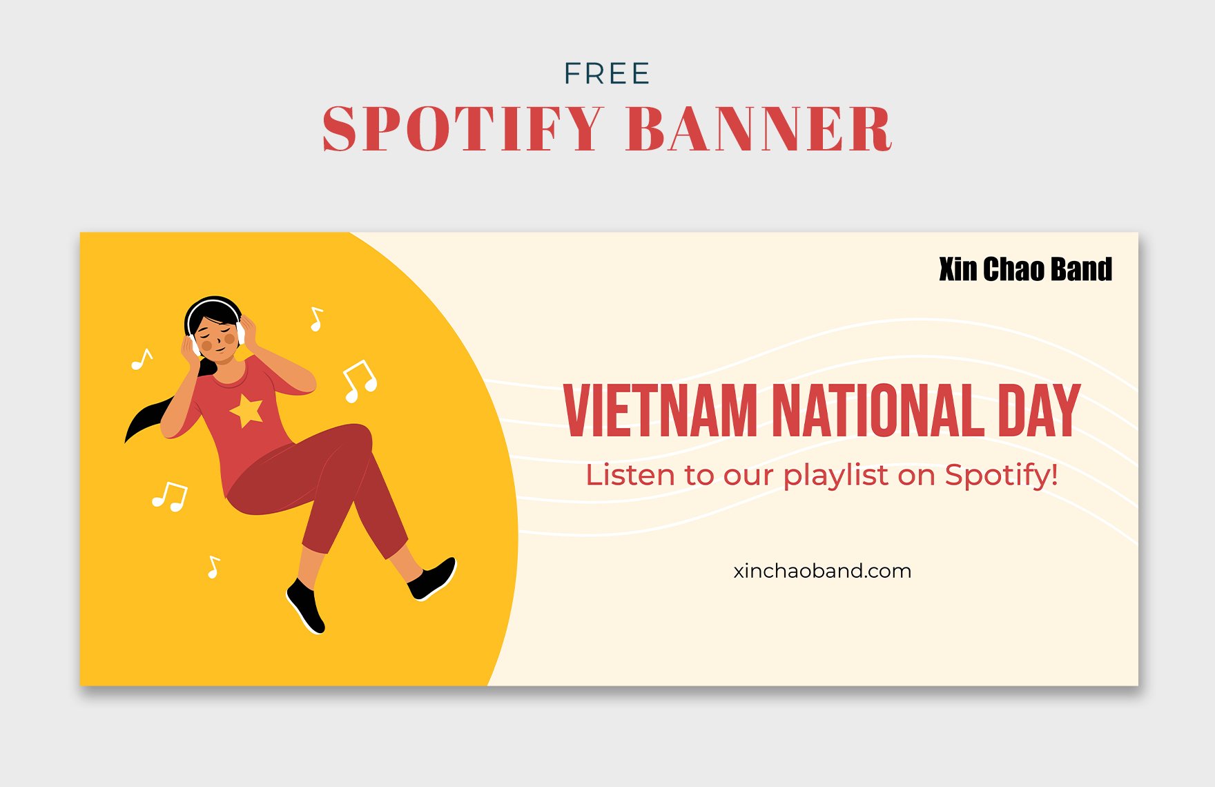 Vietnam National Day Spotify Banner