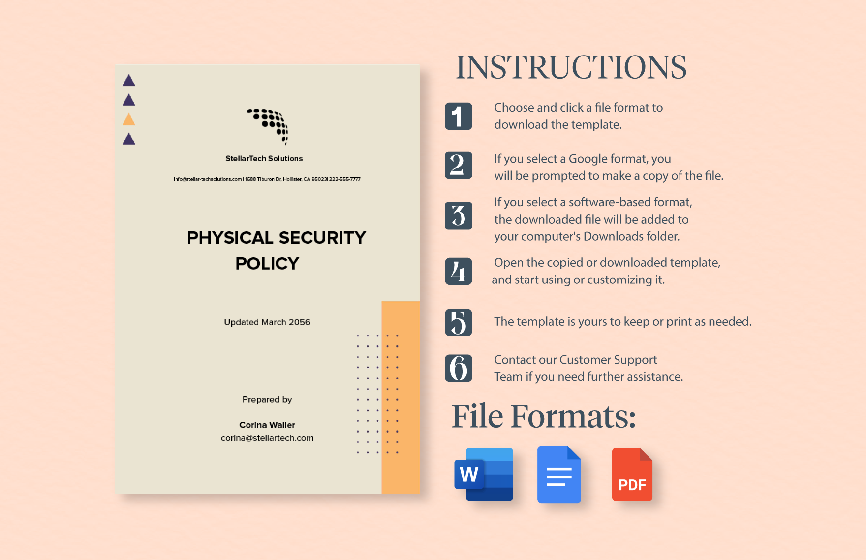 Physical Security Policy Template
