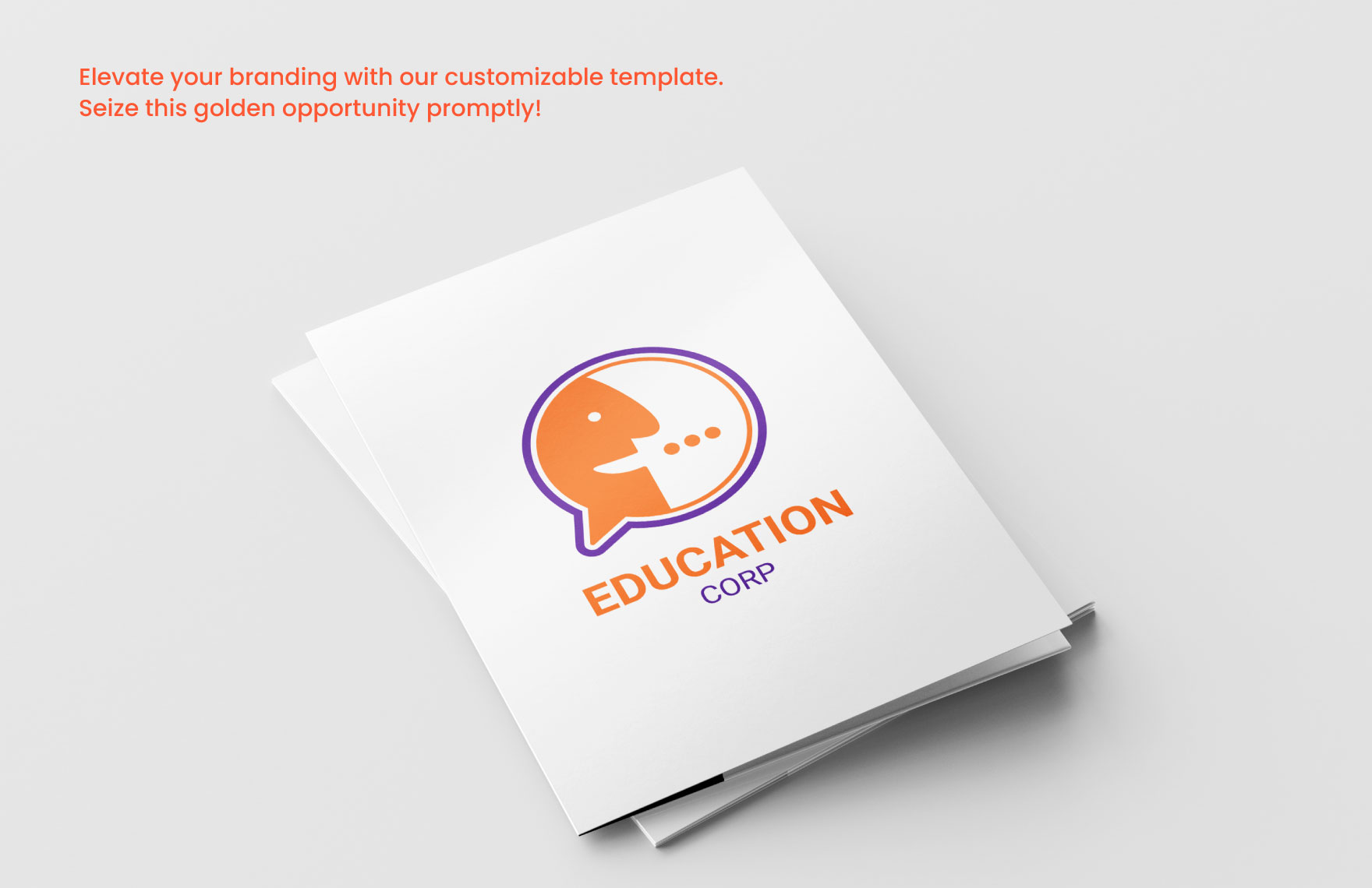 Language Learning Center Logo Template