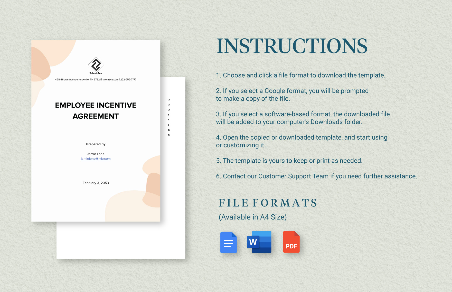 Recruitment Employee Incentive Agency Agreement Template