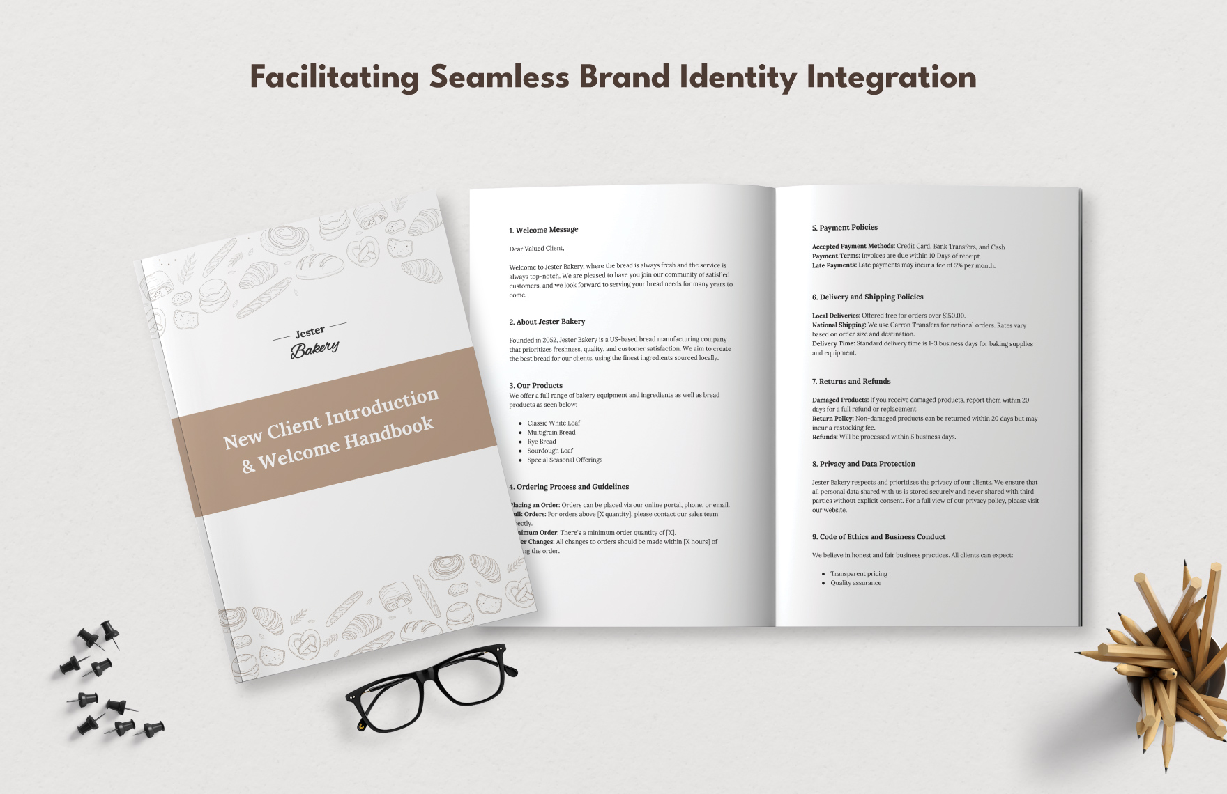 New Client Introduction & Welcome Handbook Template