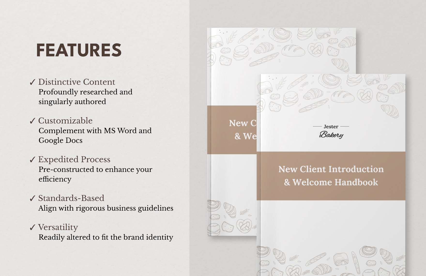 New Client Introduction & Welcome Handbook Template