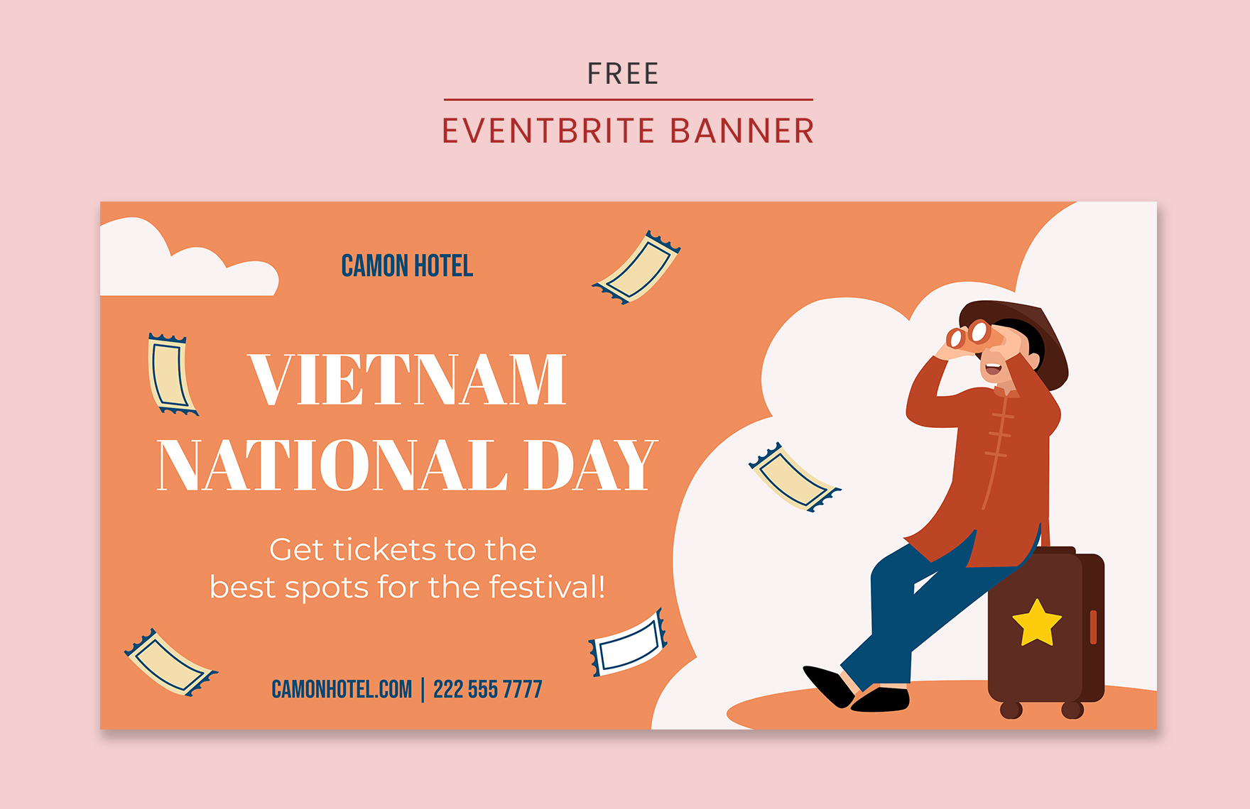 Vietnam National Day Eventbrite Banner
