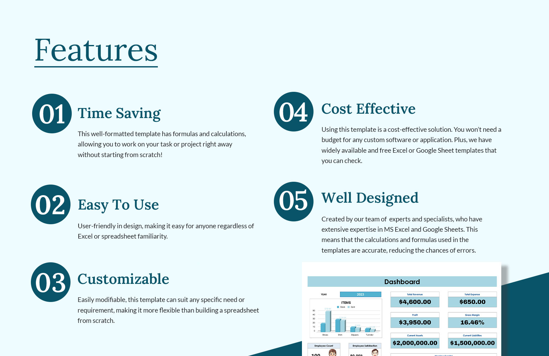 Corporate Dashboard Template Download in Excel Google Sheets