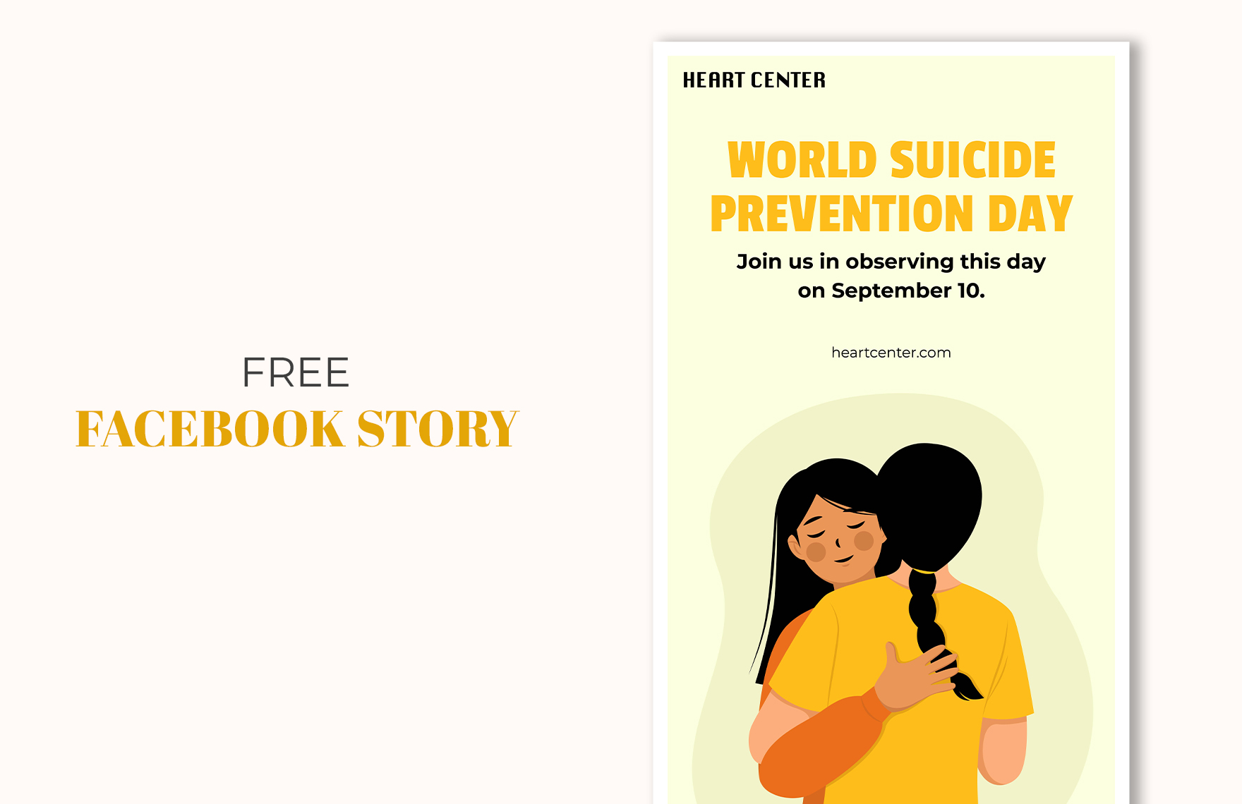 World Suicide Prevention Day Facebook Story