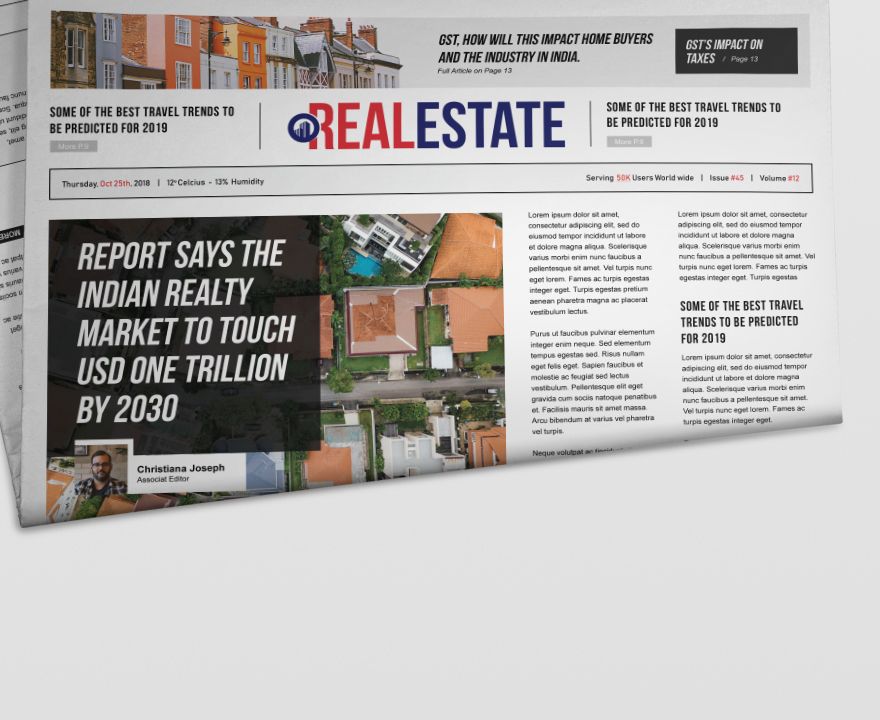 Real Estate Newspaper Template
