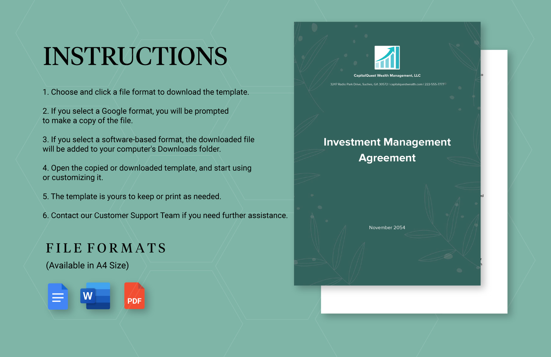 Investment Management Agreement Template