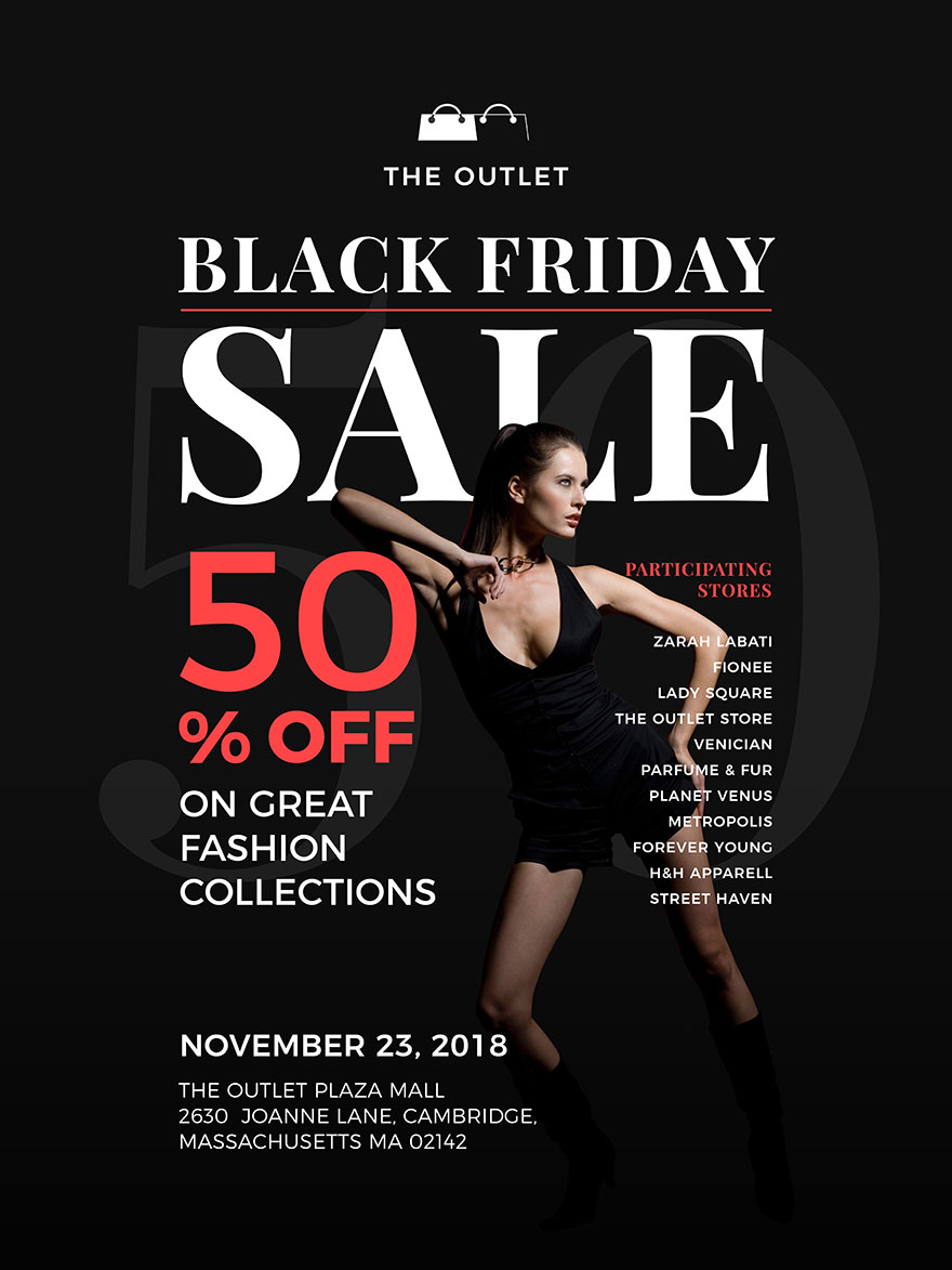 Black Friday Deal Poster Template