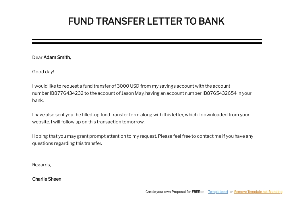 Free Fund Transfer Letter to Bank Manager Template.jpe