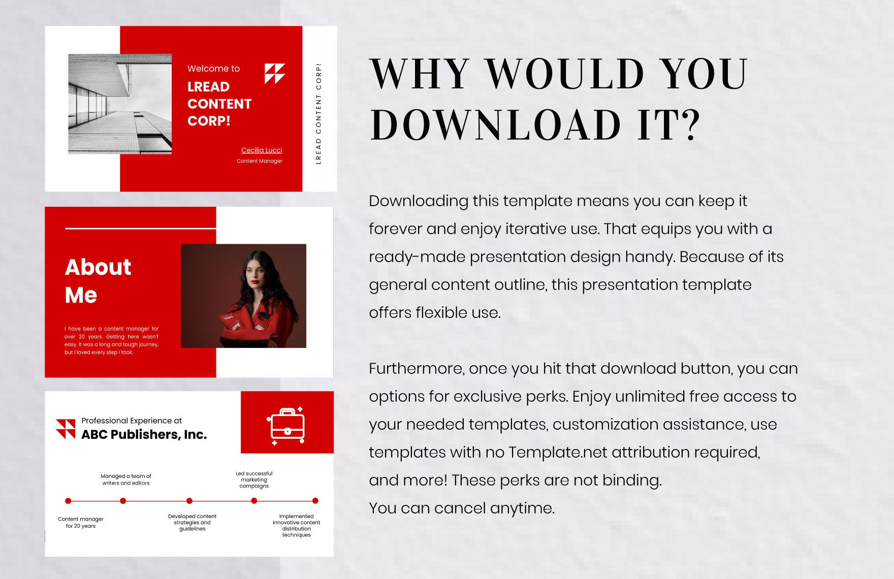 Free Self Introduction Presentation Template to Edit Online