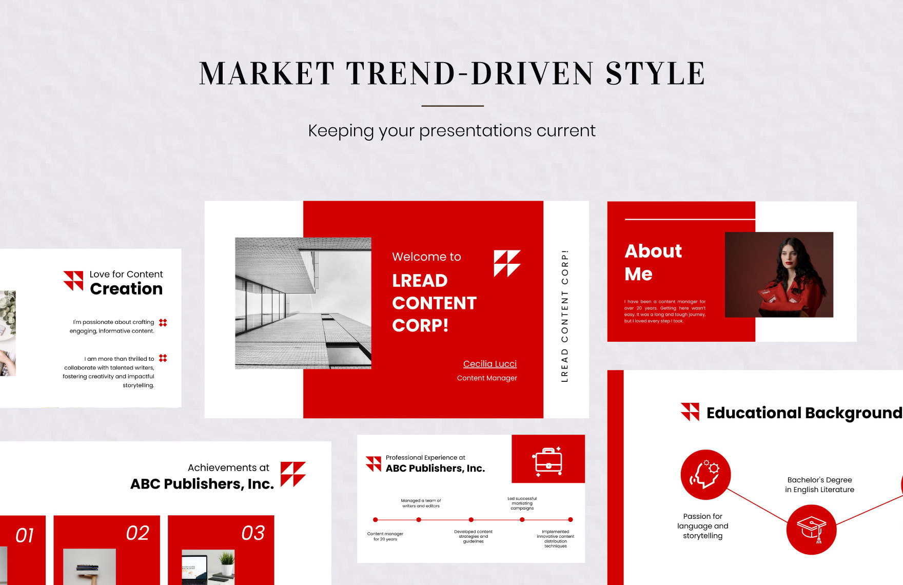 Free Self Introduction Presentation Template to Edit Online