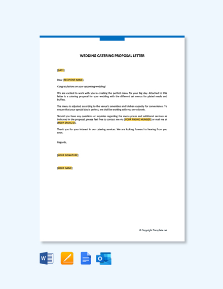 113+ Catering Templates in Microsoft Word (DOC) - Free Downloads ...