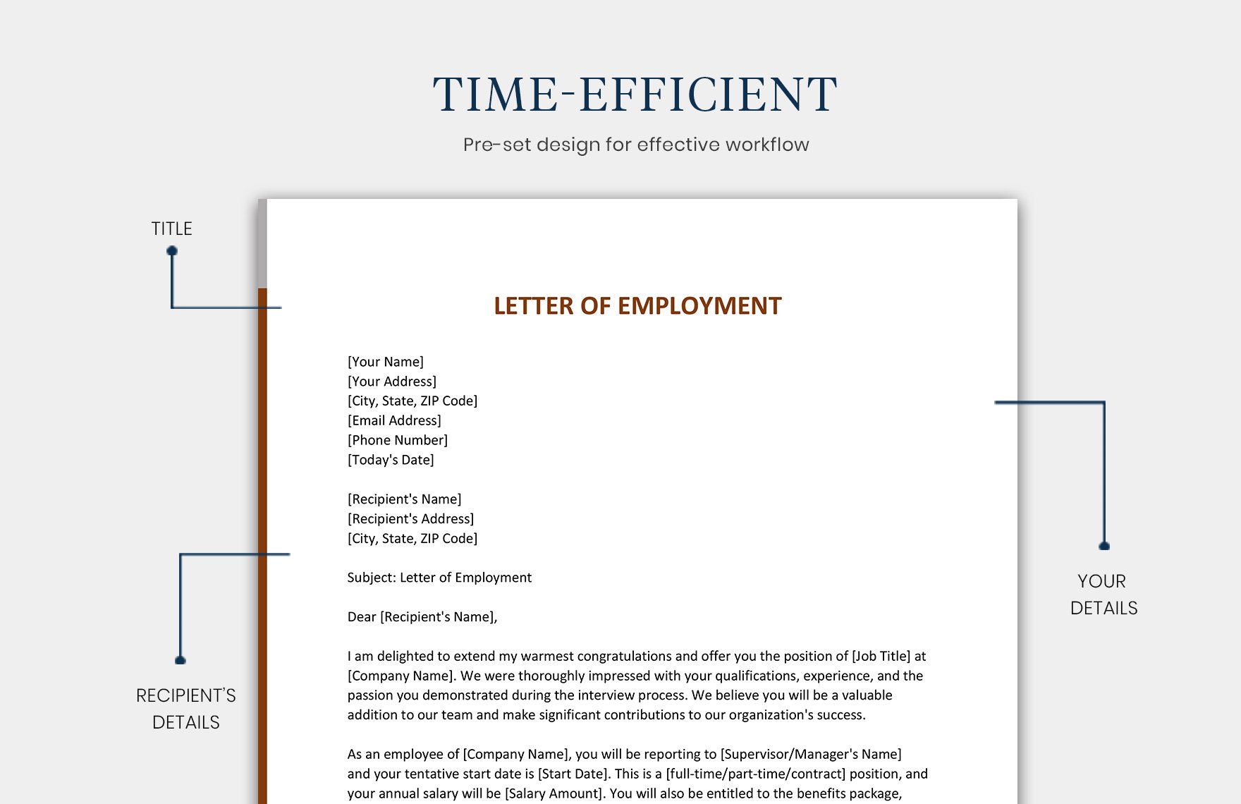 Letter of Employment