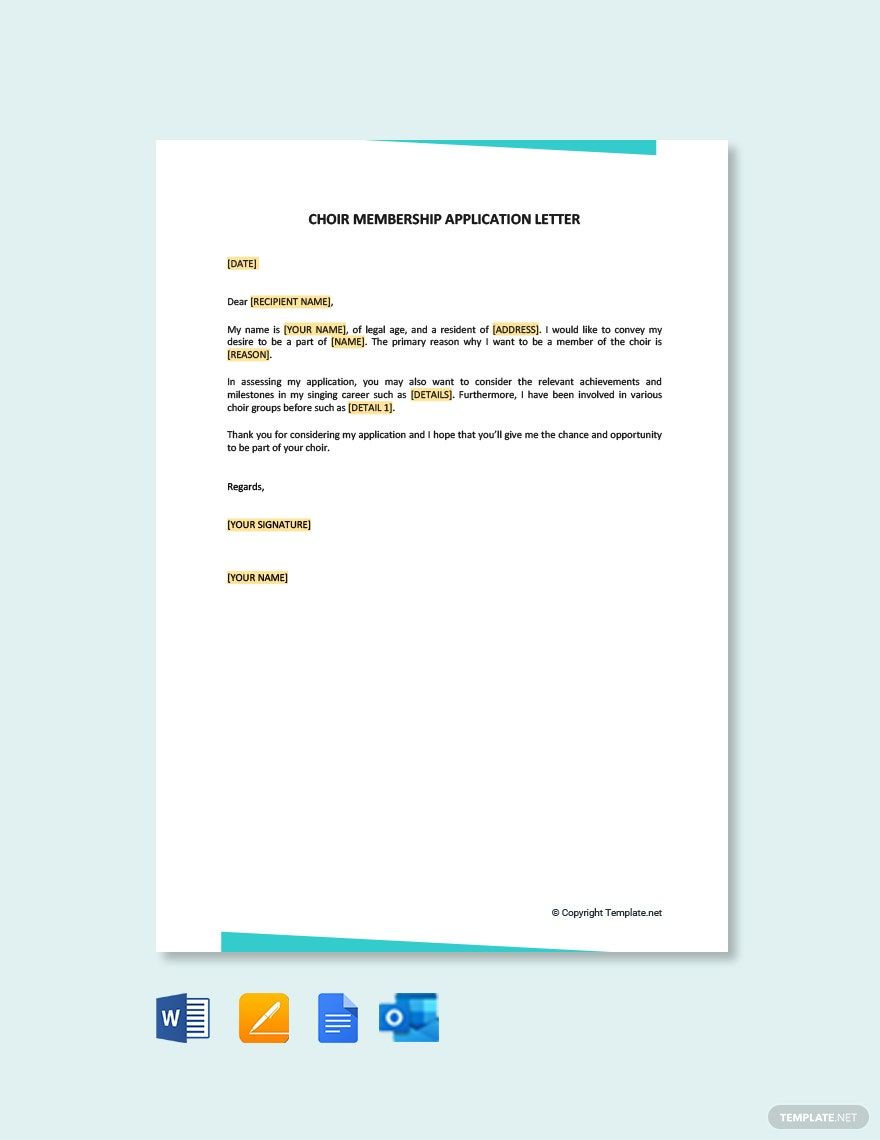 Free Choir Templates To Edit Online