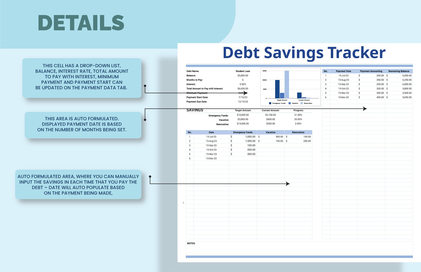 Debt Savings Tracker Template