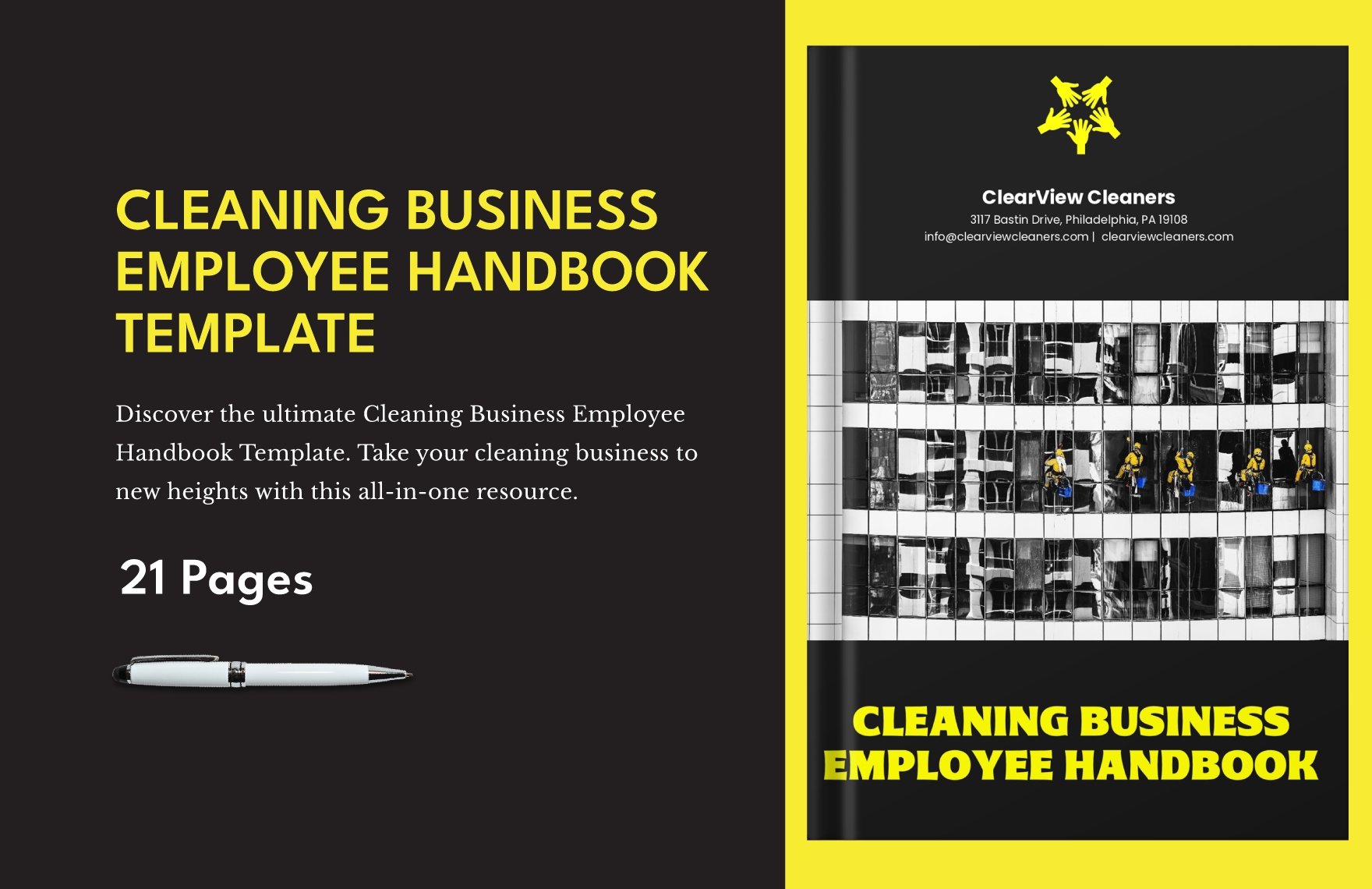 Free Cleaning Business Employee Handbook Template