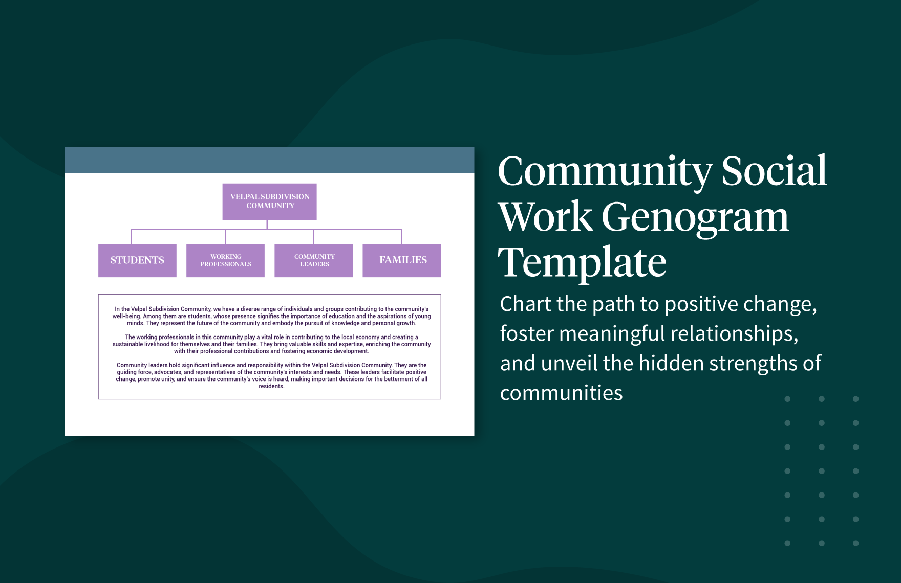 Community Social Work Genogram Template