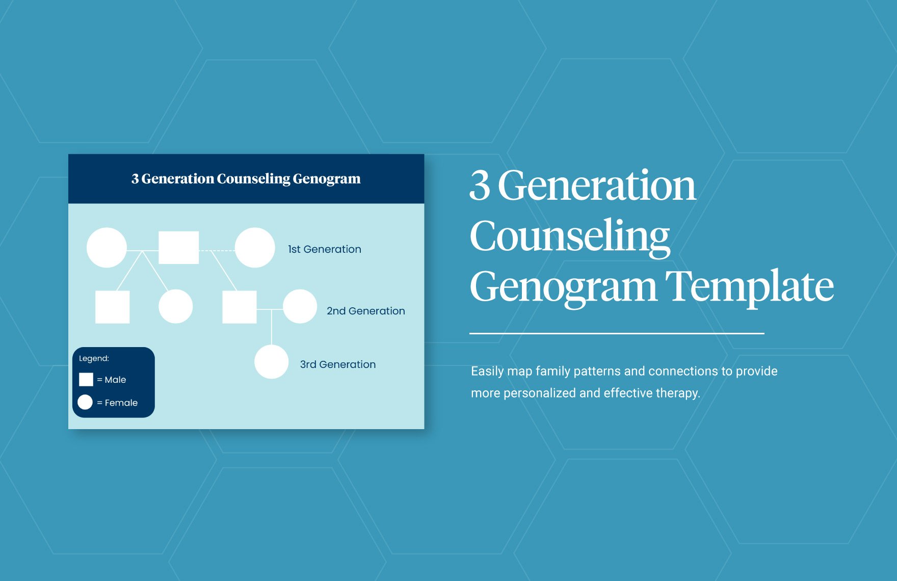 3 Generation Counseling Genogram Template