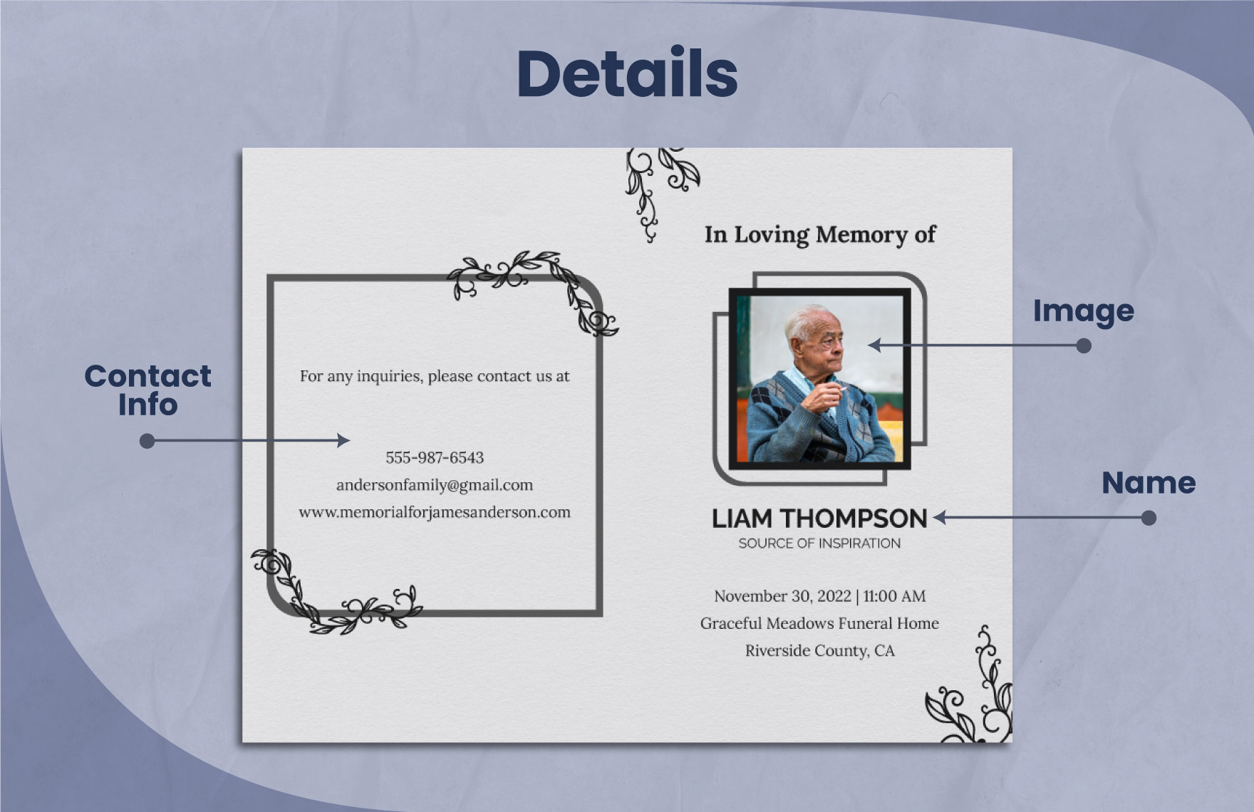Obituary Template Word Doc Download