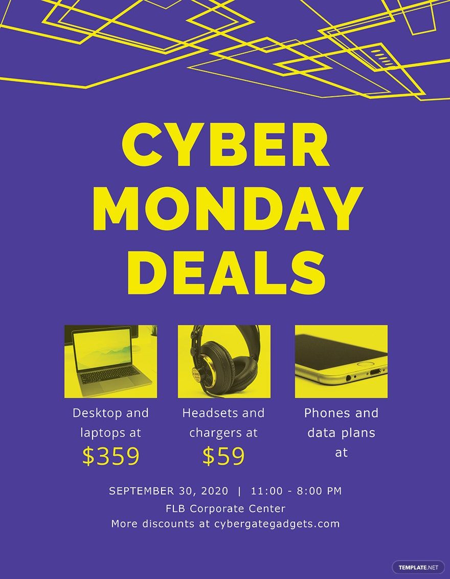 Cyber Monday Deal Flyer Template