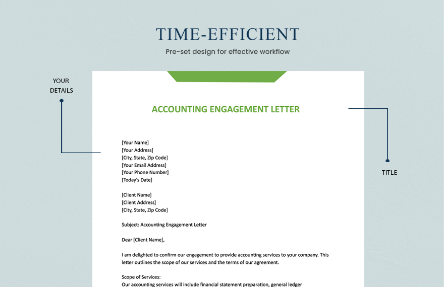 Accounting Engagement Letter