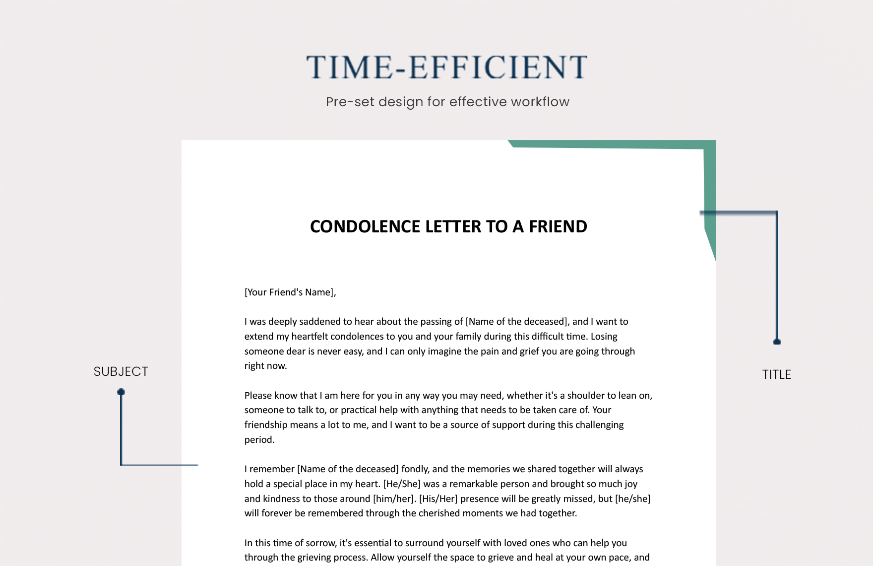 Free Condolence Letter To A Friend Download In Word Google Docs PDF 