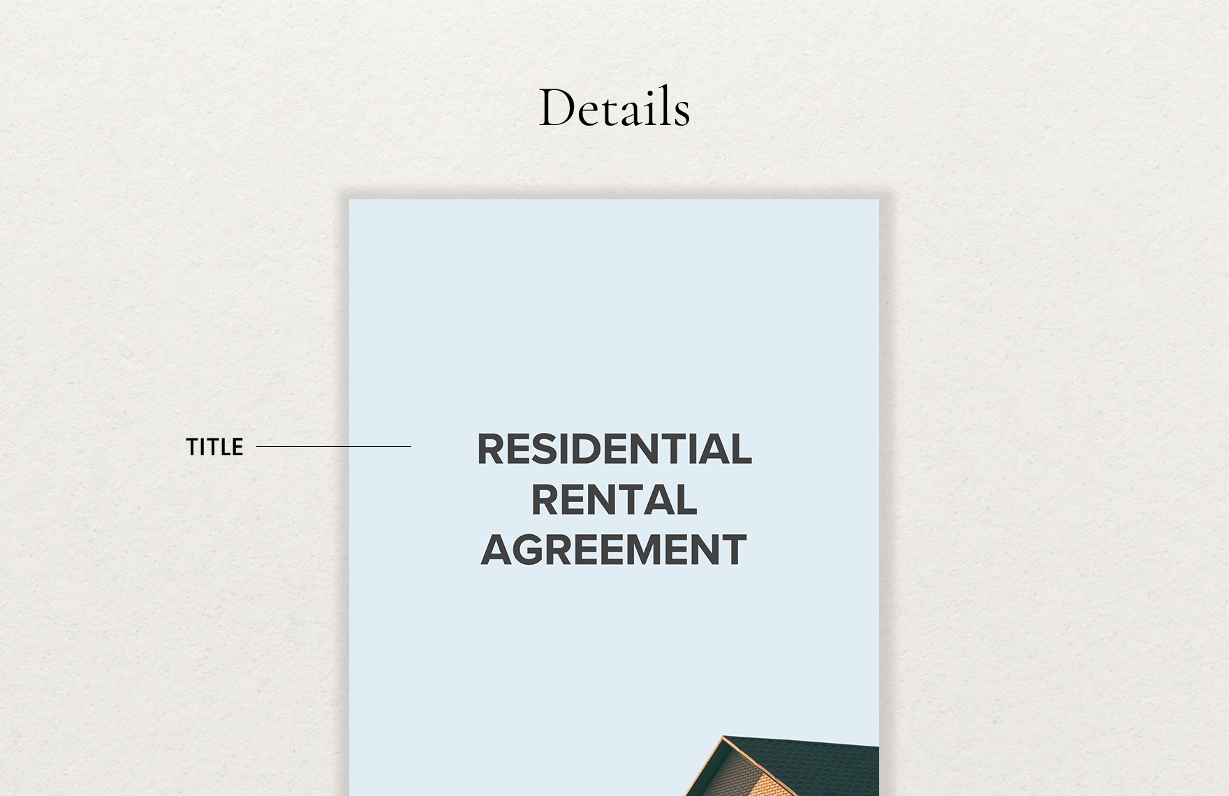 Residential Rental Agreement Template