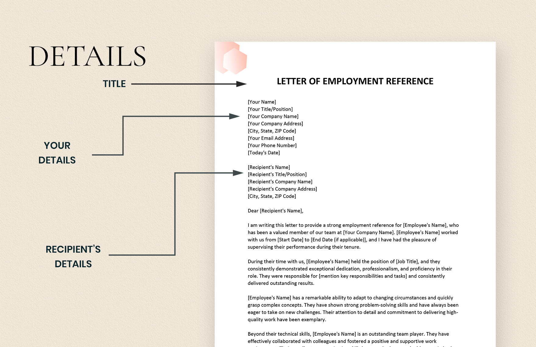 Letter of Employment Reference