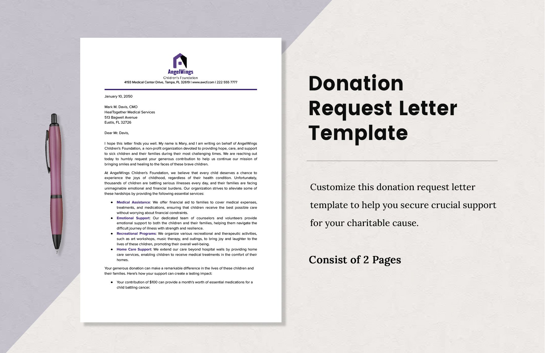 Donation Request Letter