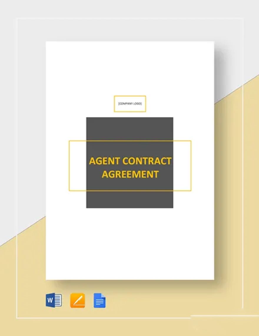 Agent Contract Agreement Template