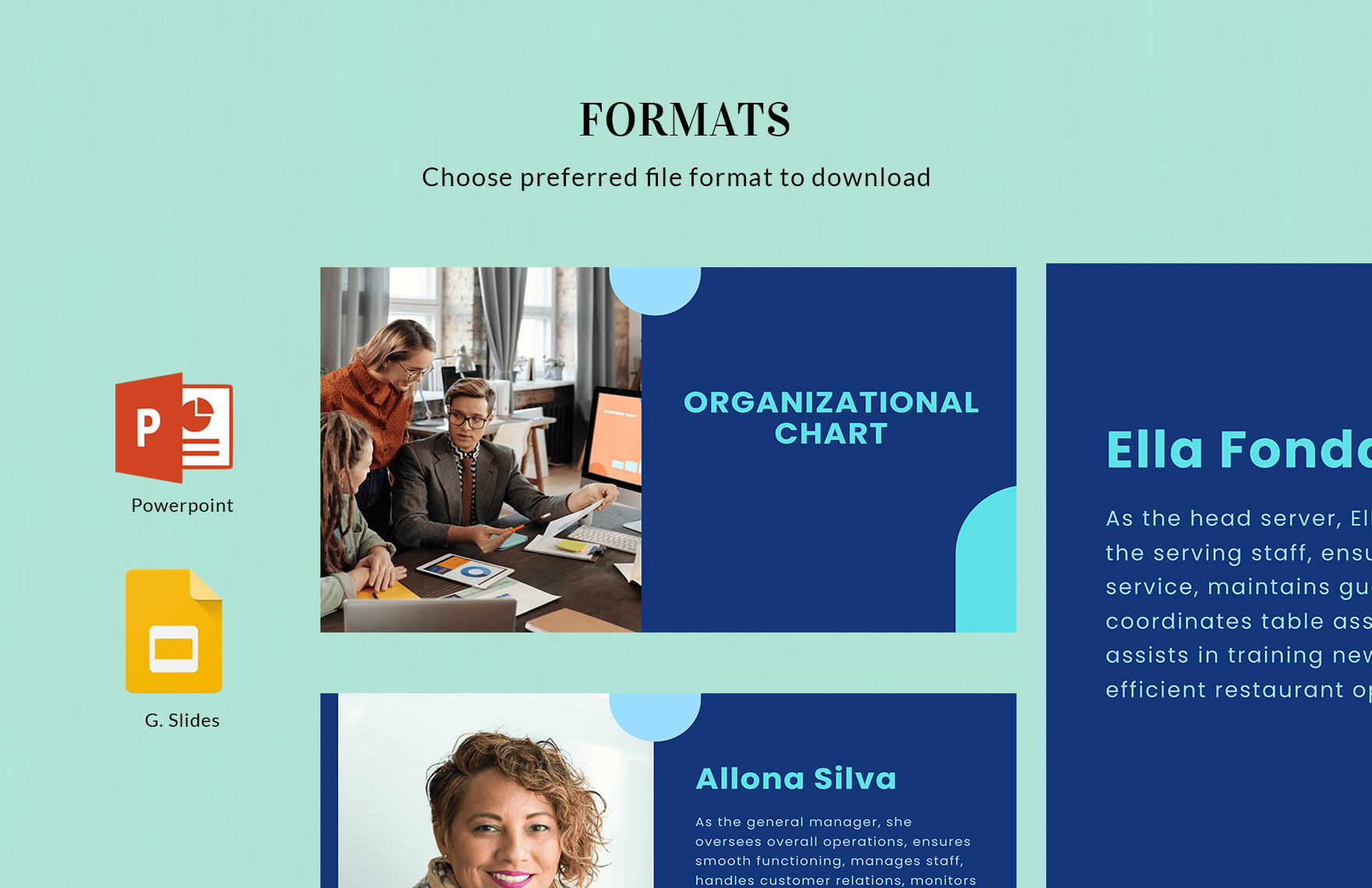 Organizational Chart Presentation Template