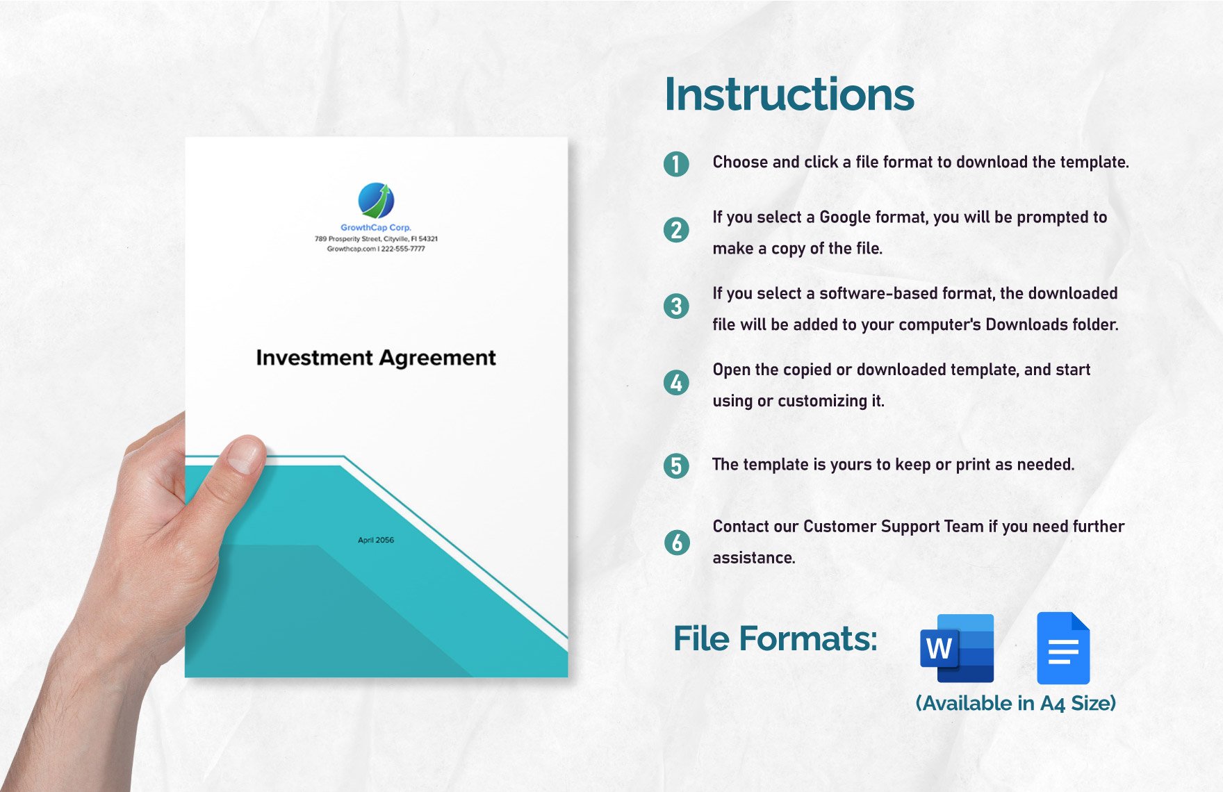 Potential Equity Investment Agreement Template