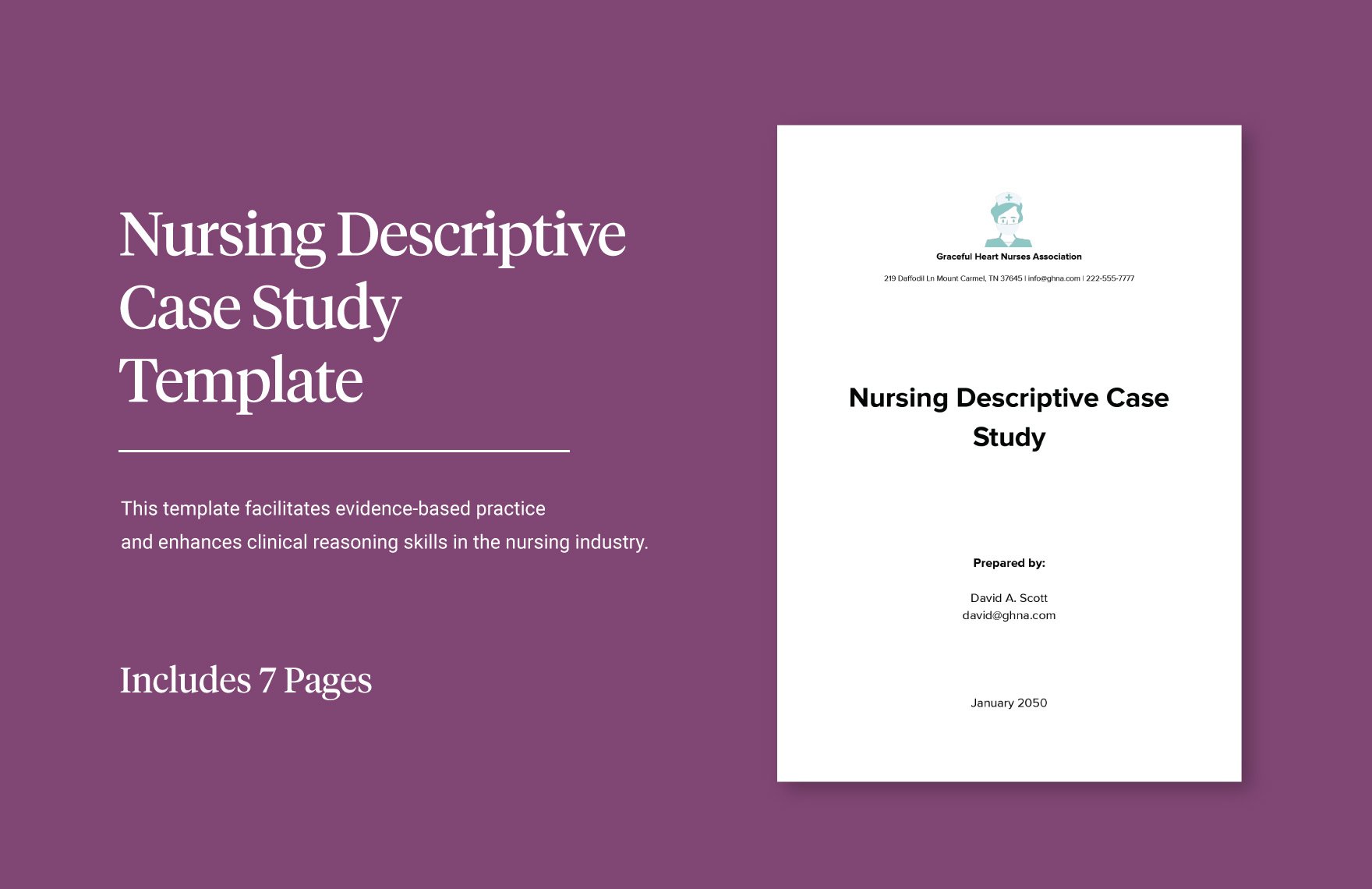 Nursing Descriptive Case Study Template
