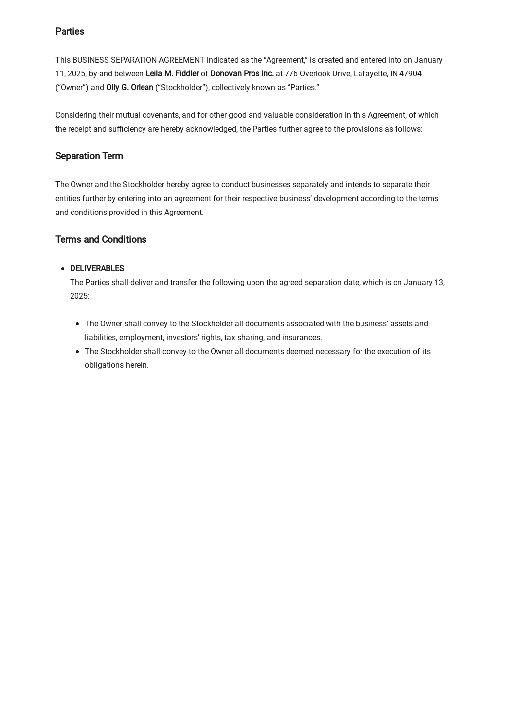 Business Separation Agreement Template  1.jpe