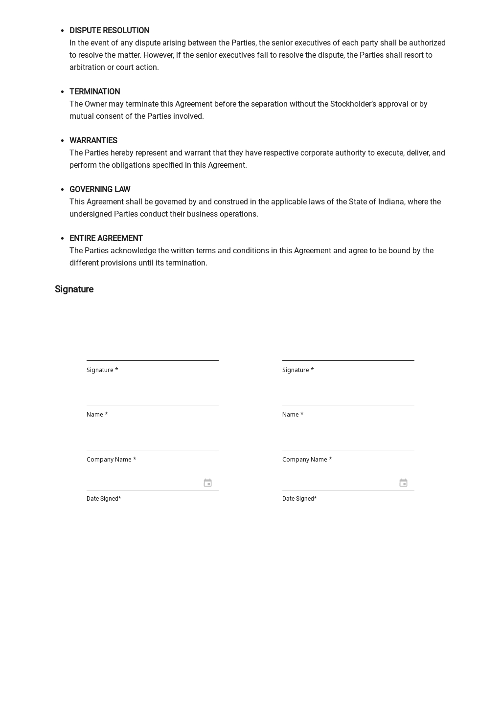 Business Separation Agreement Template  2.jpe