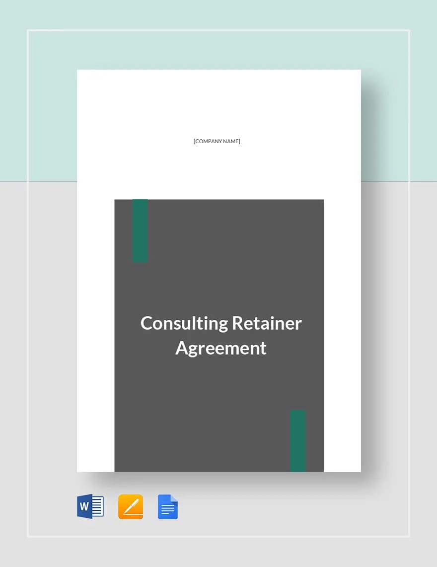 Consulting Retainer Agreement Template