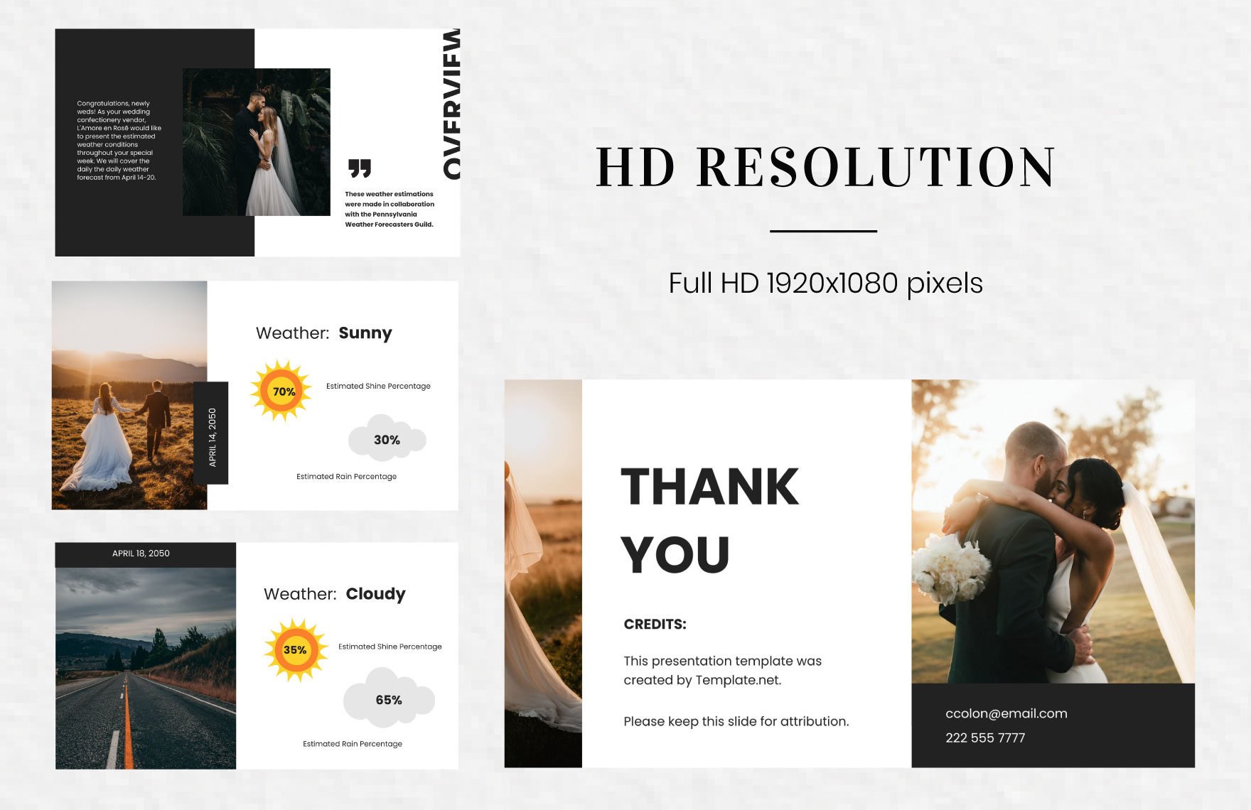 Free Weather Forecast Presentation Template to Edit Online