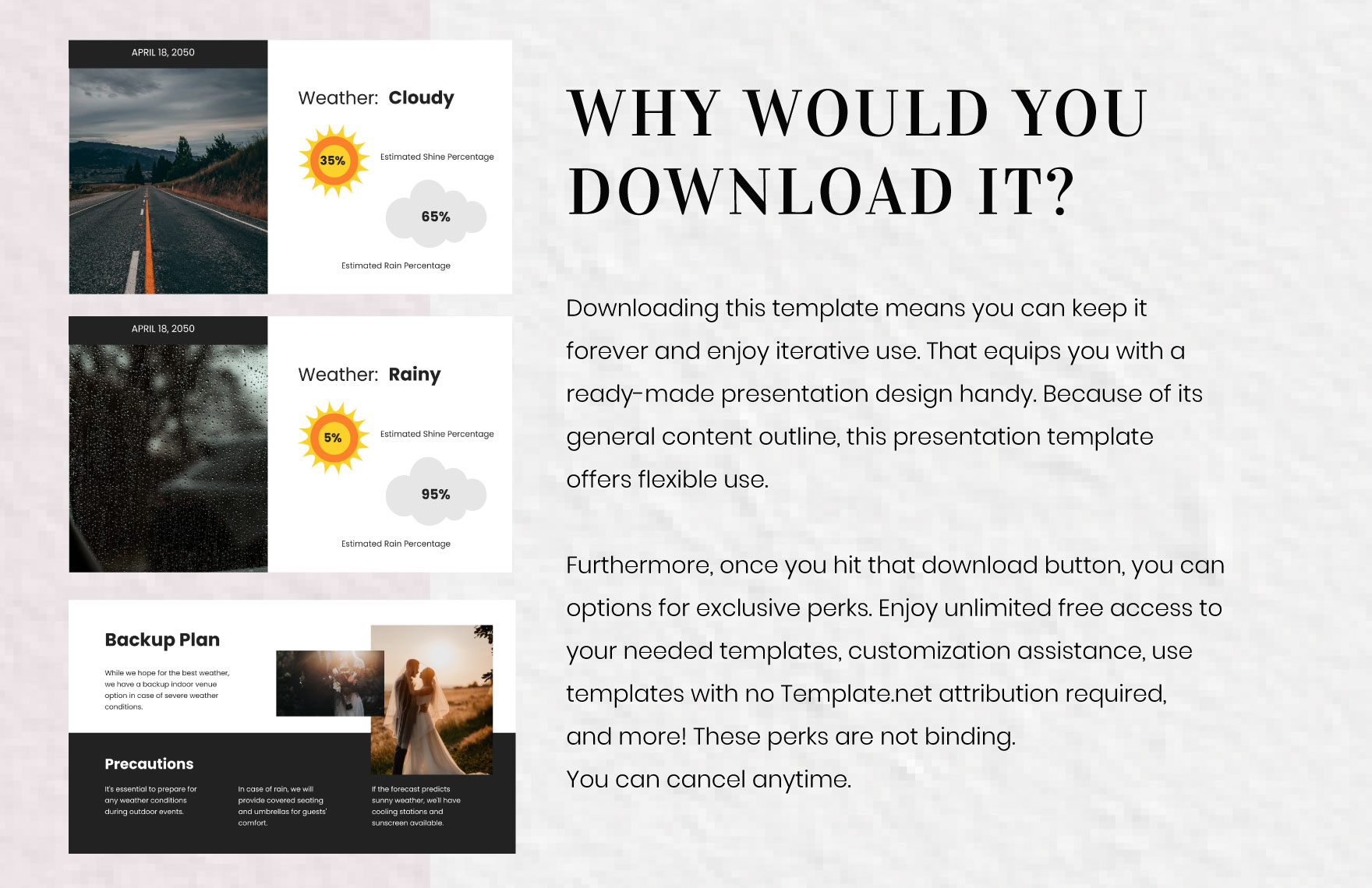 Free Weather Forecast Presentation Template to Edit Online