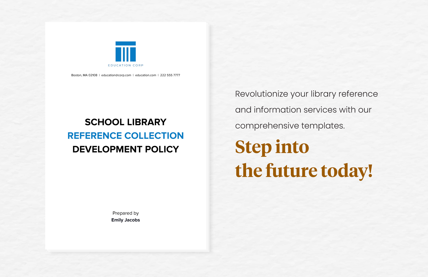 School Library Reference Collection Development Policy Template