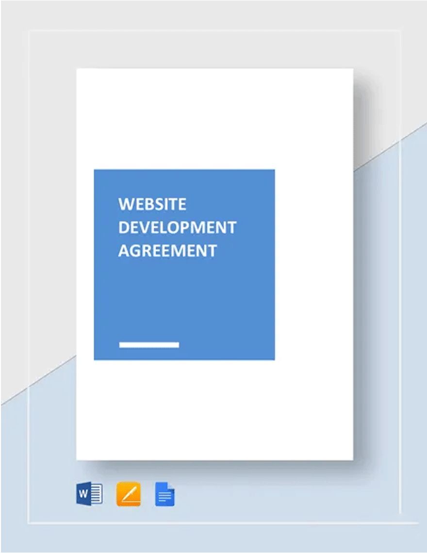 Website Development Agreement Template